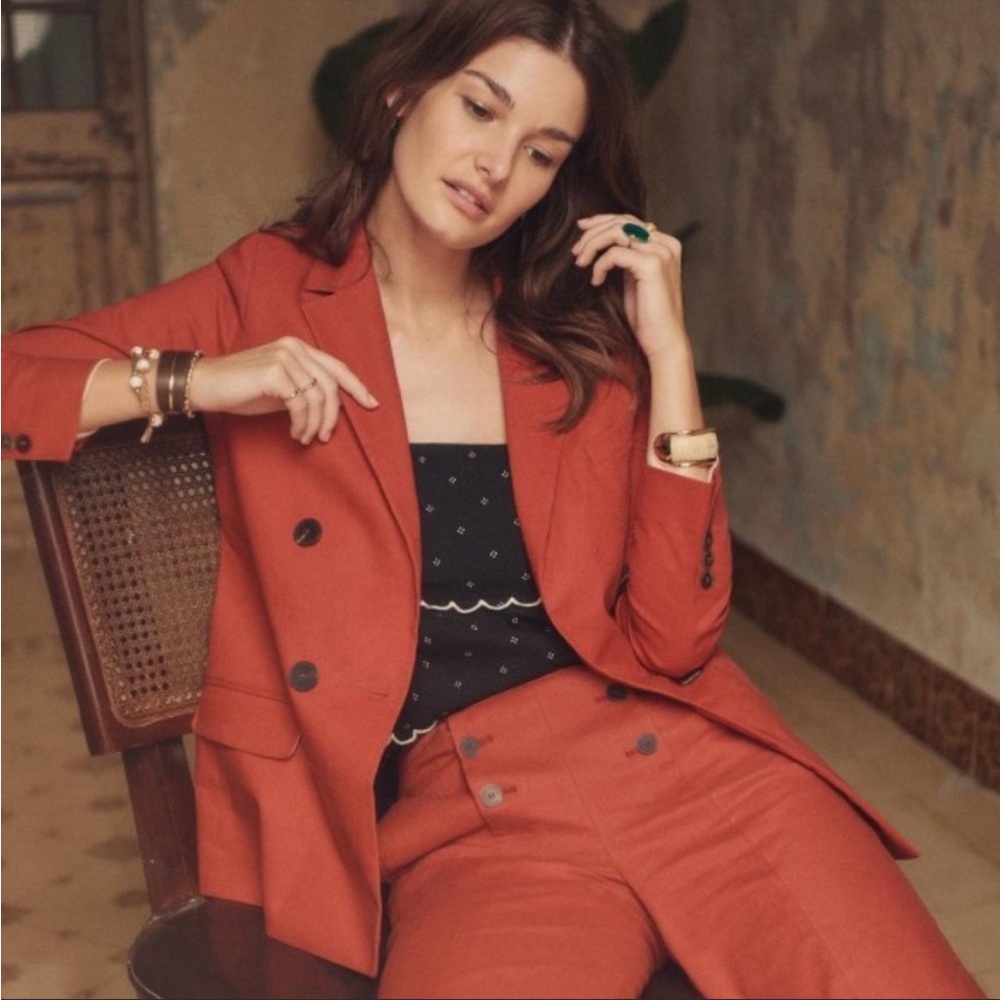 Sézane Christie Pants in Terre